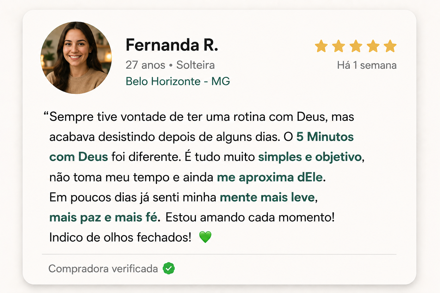 Depoimento de Fernanda R., Belo Horizonte - MG